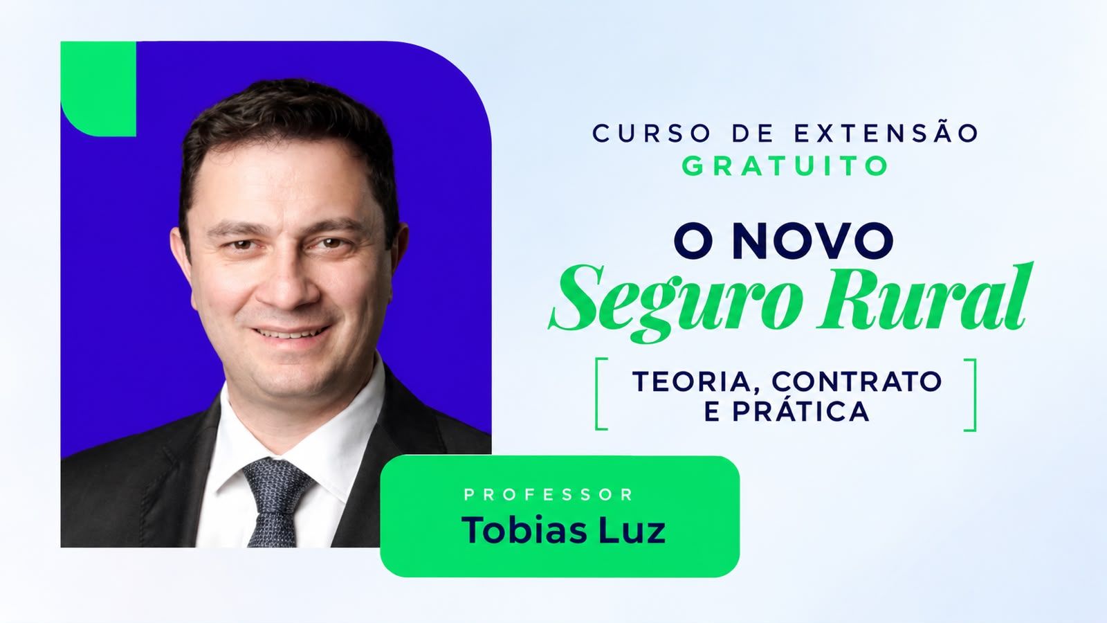 Seguro rural: curso gratuito da ESMAFE aborda a Lei 15.040, o PROAGRO e a subvenção