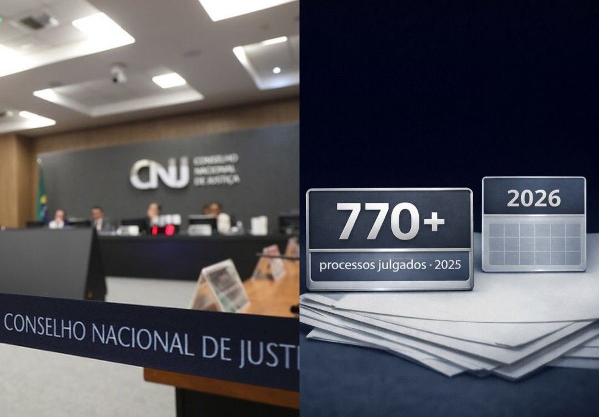 CNJ julga mais de 770 processos em 2025 e define calendário de sessões para 2026