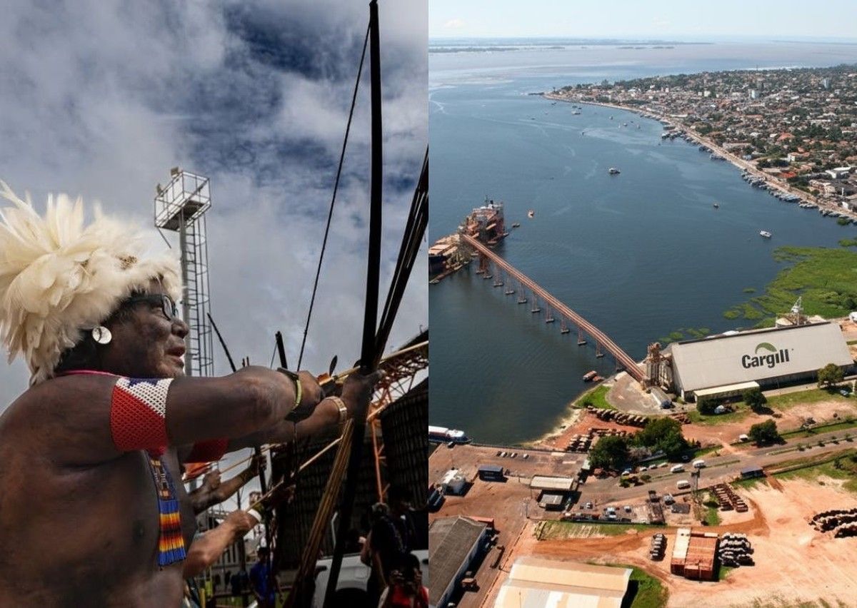 Indígenas invadem terminal da Cargill em Santarém/PA em protesto ao Decreto nº 12.600/2025