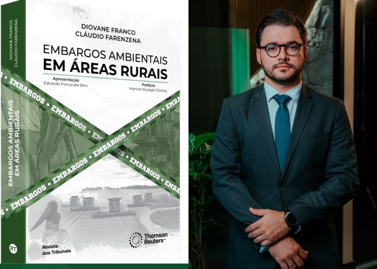 Revista dos Tribunais lançará livro: Embargos Ambientais em Áreas Rurais de Diovane Franco ​​​​​​​​​​​​​​​​